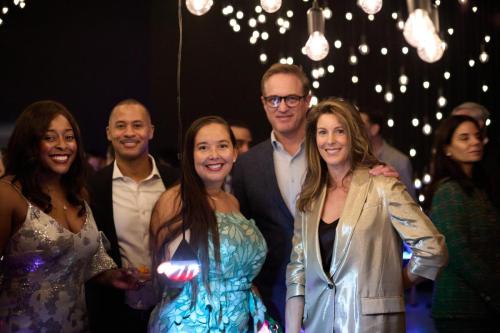 Kimberly Marshall, Marcel "Cel" Anderson, Desert Horse Grant, Tom Garfinkel (CEO, Dolphins), and Allison Garfinkel